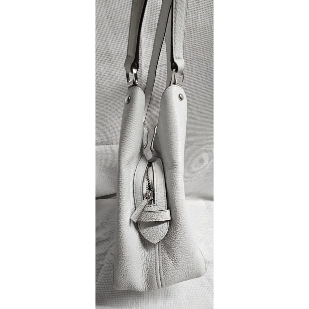 Kate Spade Leila 3 compartments light‎ blue leather double handle shoulder bags